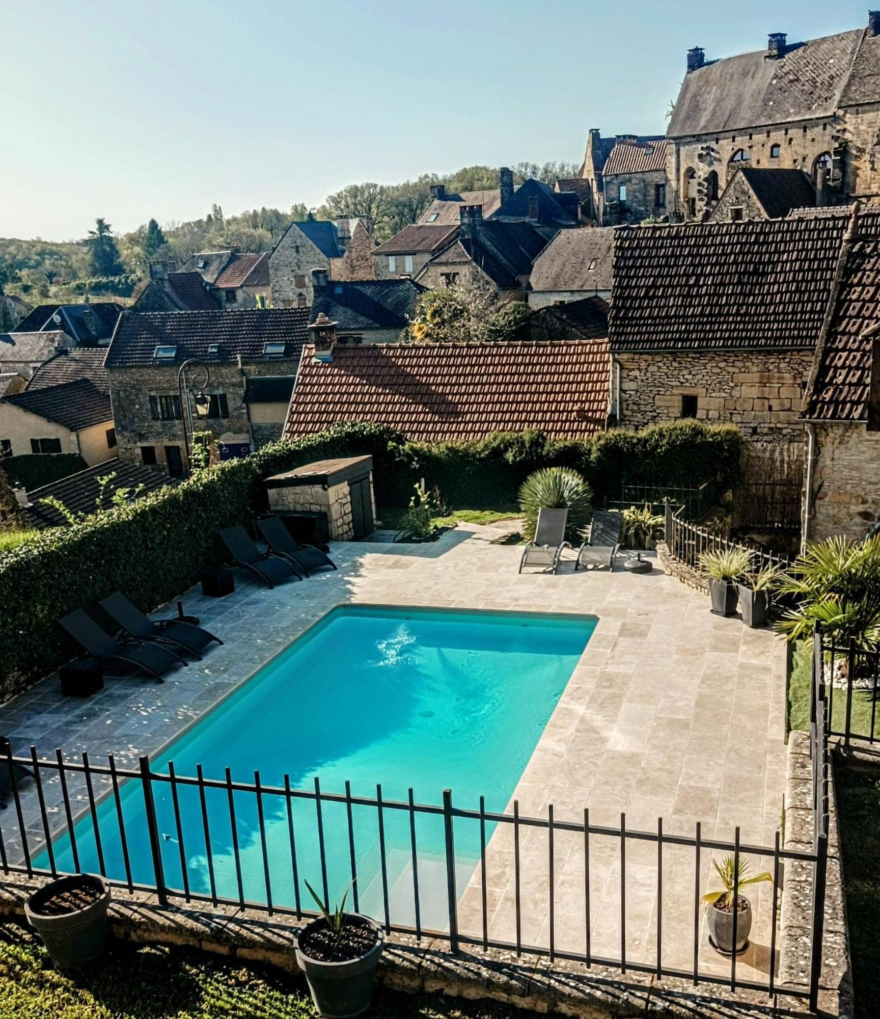 Le Clos de la Musardise - Gîtes de Charme avec Piscine Chauffée Salignac Eyvigues Exterior foto